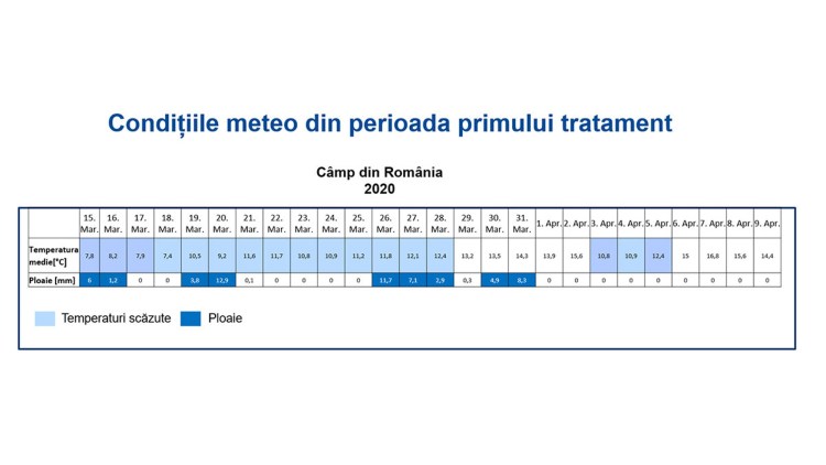 conditii meteo aplicare fungicide grau
